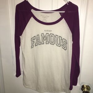American Eagle Baseball tee